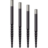 *Mission Lunar FS Dart Points - Spare Points - Rough Cut - Black