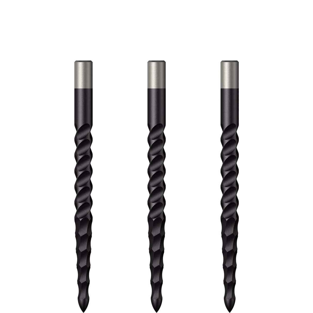 *Mission Lunar CS Dart Points - Spare Points - Rough Cut - Black 32mm