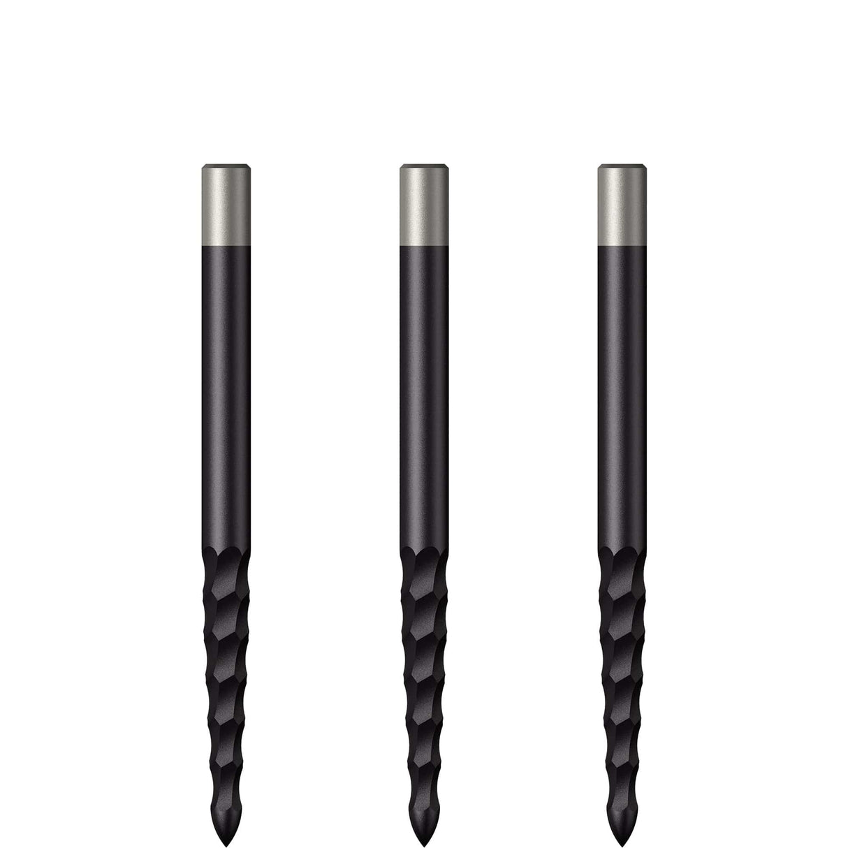 *Mission Lunar FS Dart Points - Spare Points - Rough Cut - Black 32mm