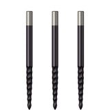 *Mission Lunar FS Dart Points - Spare Points - Rough Cut - Black 36mm
