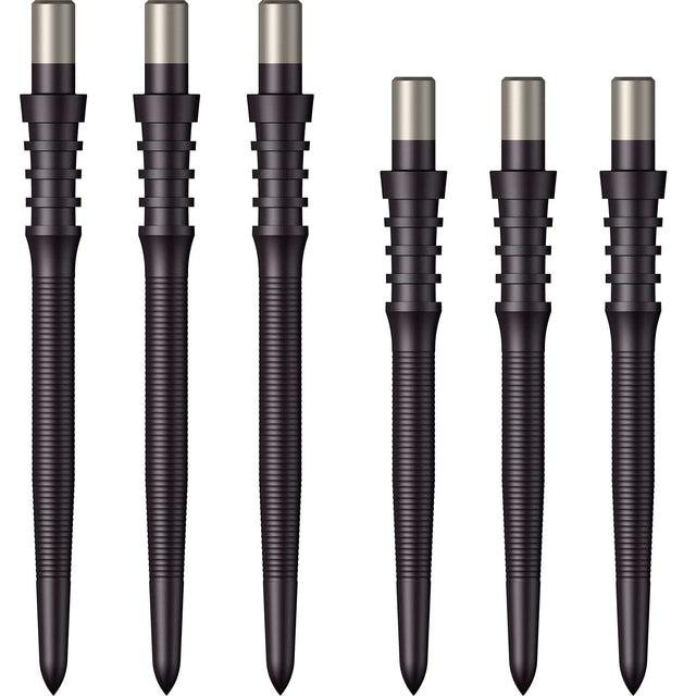 Mission Sniper Points - Steel Tip - Precision Spare Points - Micro Grip - Black