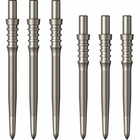 Mission Sniper Points - Steel Tip - Precision Spare Points - Micro Grip - Silver