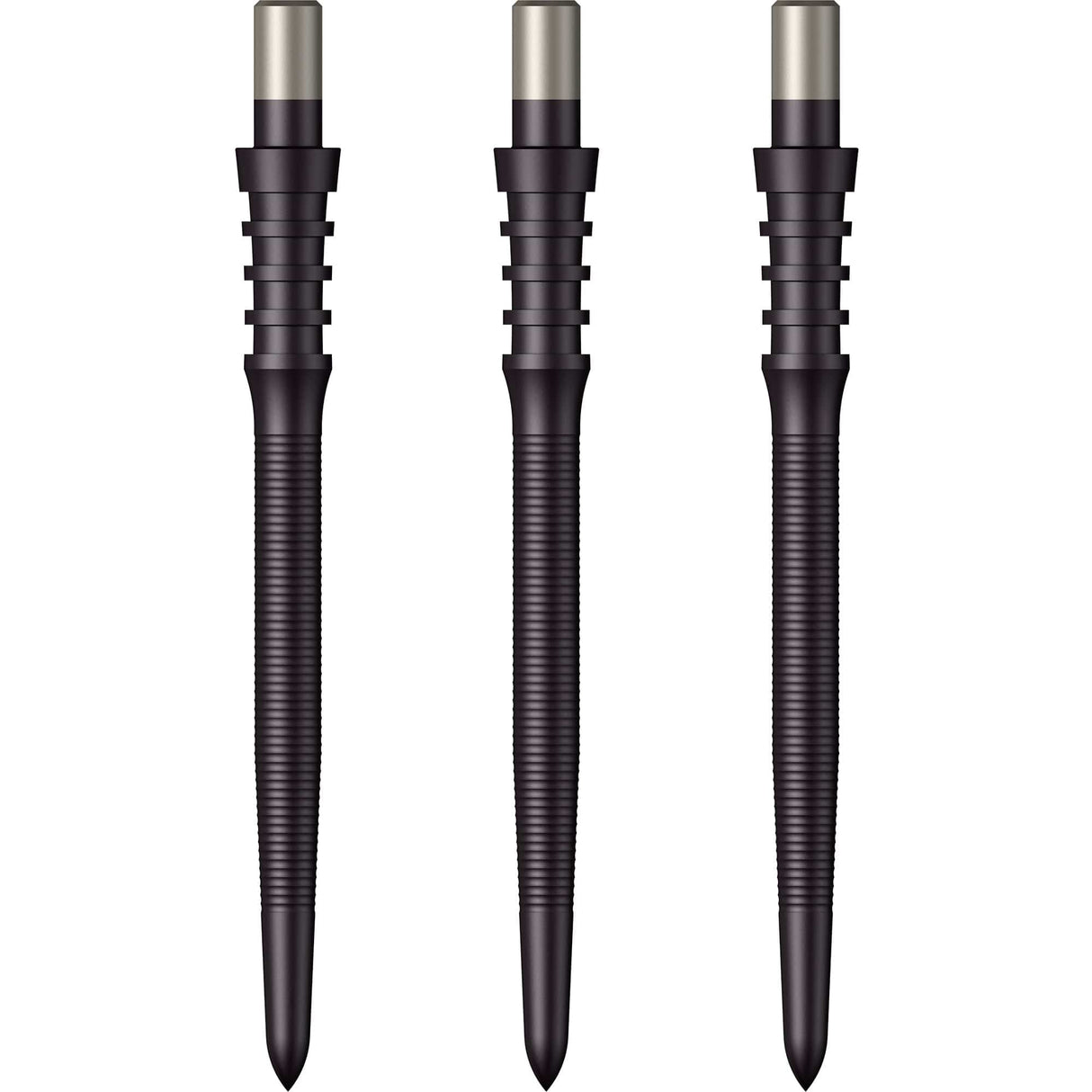Mission Sniper Points - Steel Tip - Precision Spare Points - Micro Grip - Black 32mm