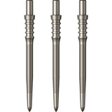 Mission Sniper Points - Steel Tip - Precision Spare Points - Micro Grip - Silver 32mm