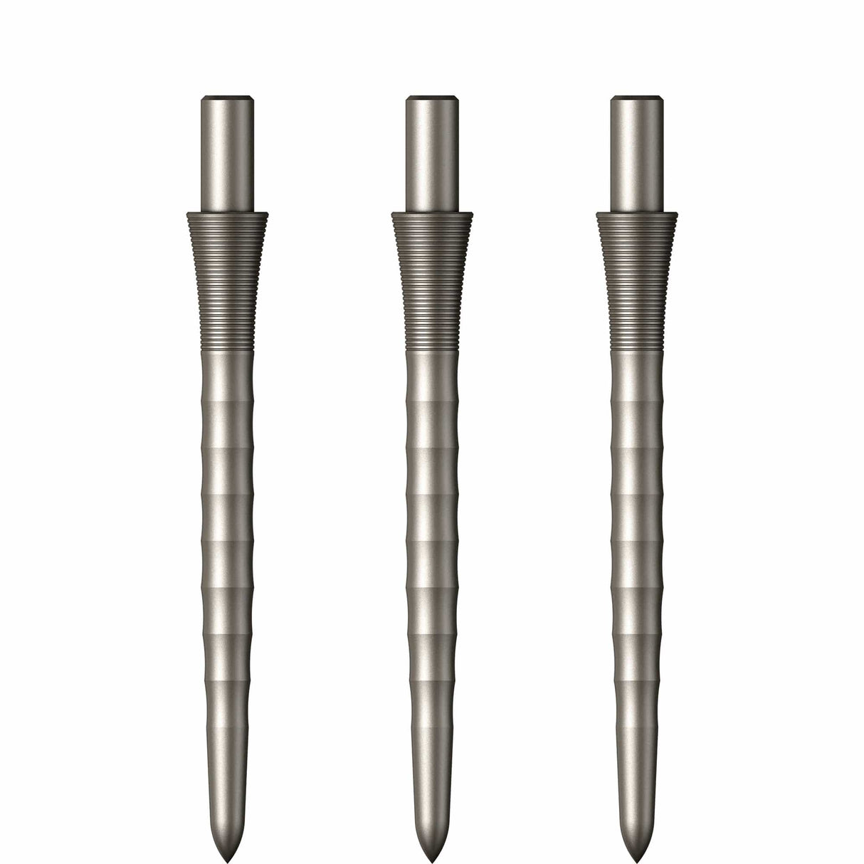 Mission Sniper Points - Steel Tip - Precision Spare Points - Ripple - Silver 28mm