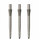Mission Sniper Points - Steel Tip - Precision Spare Points - Ripple - Silver 28mm