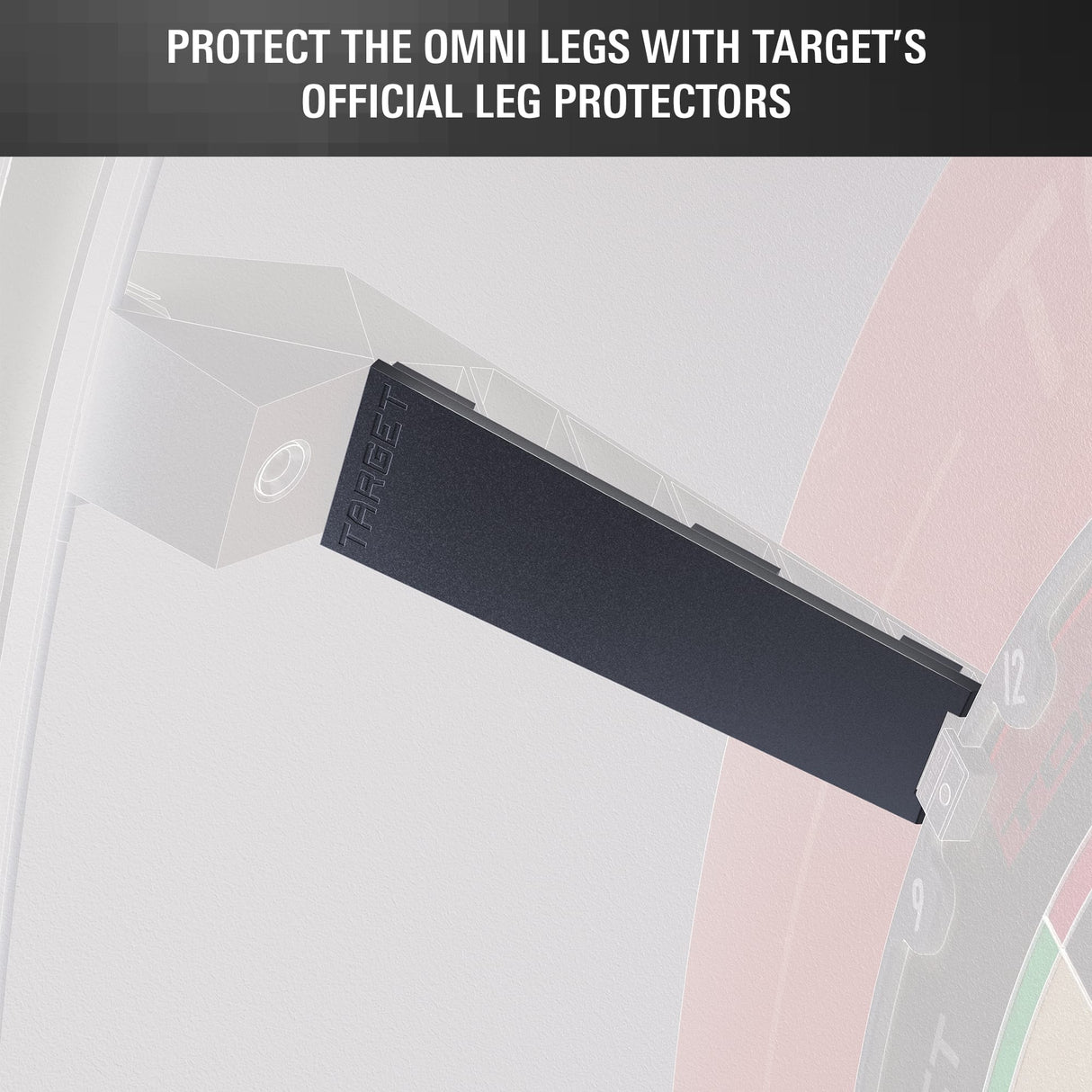 Target Omni Leg Protectors - Black & Red