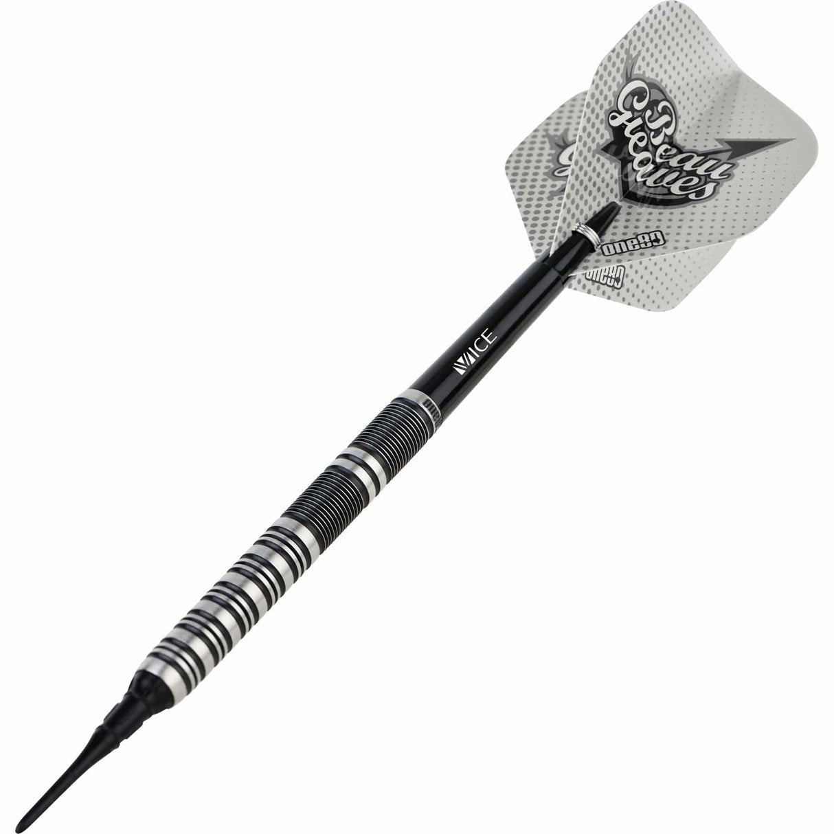 *One80 Beau Greaves Darts - Soft Tip - HD - Black & Silver