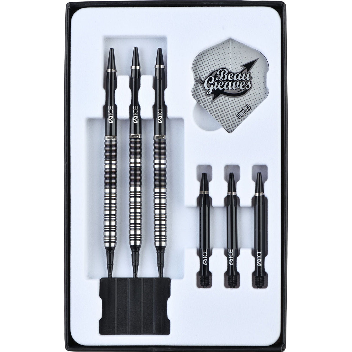 *One80 Beau Greaves Darts - Soft Tip - HD - Black & Silver