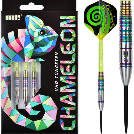 One80 Chameleon Darts - Steel Tip - Peridot 22g