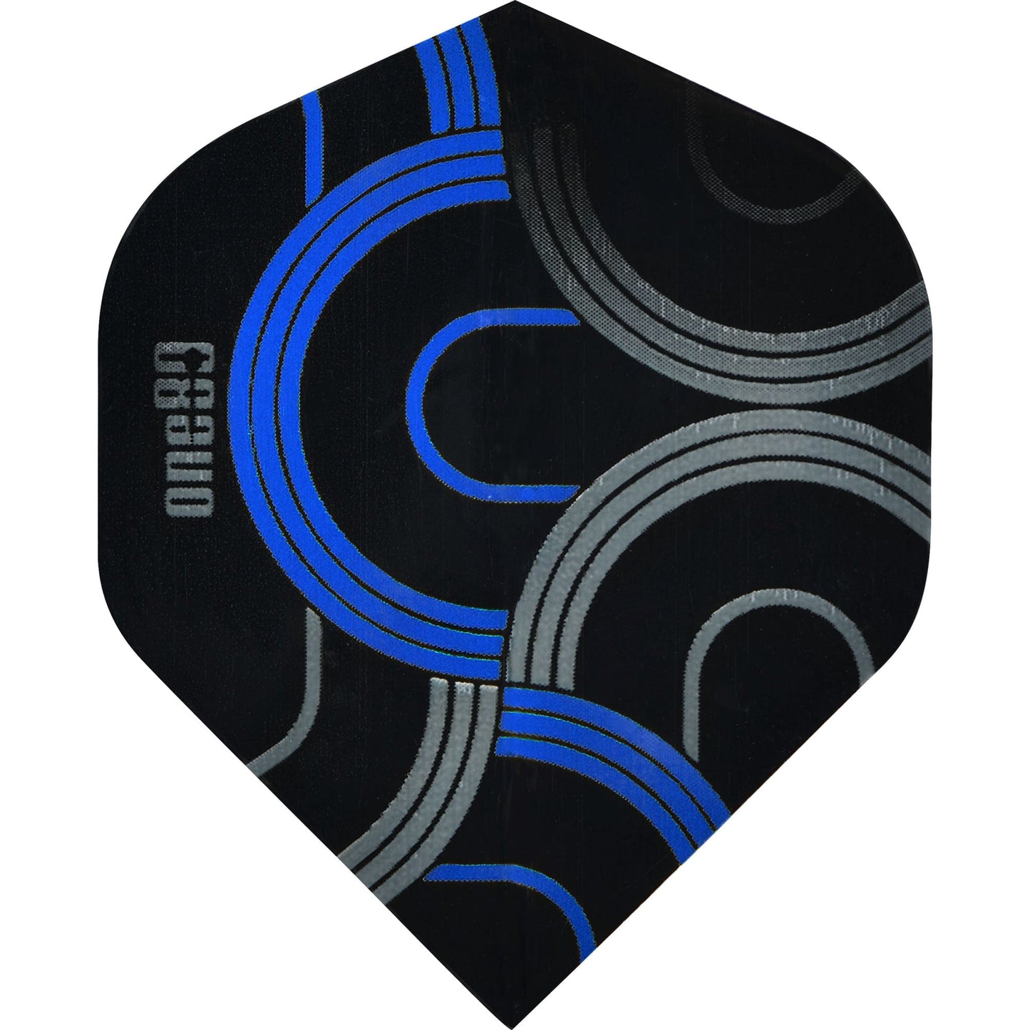 One80 Circult Dart Flights - 100 Micron - No2 - Std Dark Blue