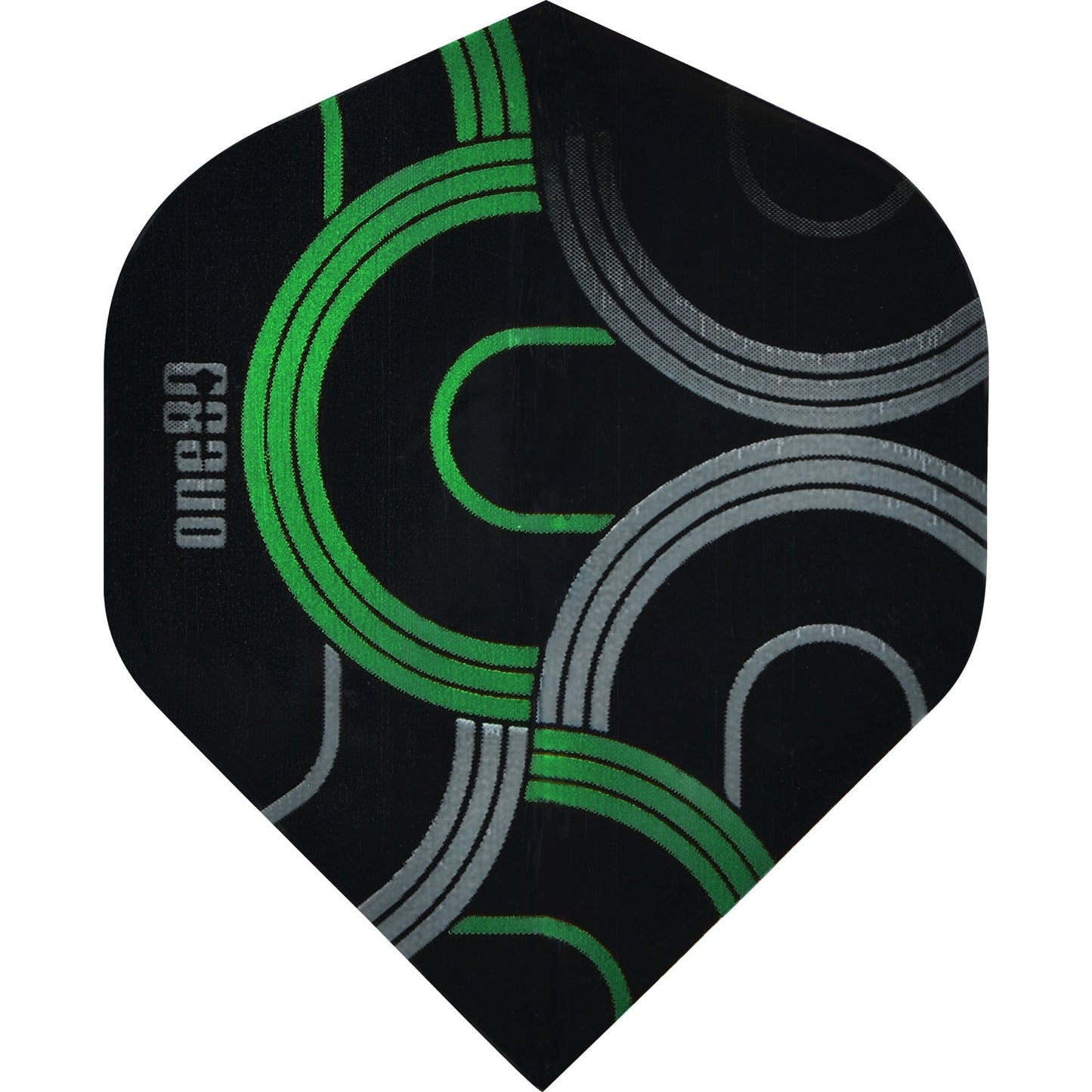 One80 Circult Dart Flights - 100 Micron - No2 - Std Green