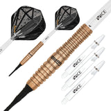 One80 Emorite 01 Darts - Soft Tip - 90% Tungsten - Rose Gold 20g