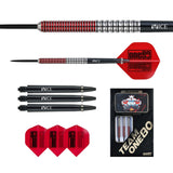 One80 Jaime Nuñez Cortes Darts - Steel Tip - JNC - Signature Darts - Electric Red
