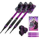 One80 Jelle Klaasen HD Darts - Soft Tip - The Cobra - Black 19g