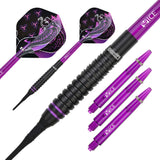 One80 Jelle Klaasen HD Darts - Soft Tip - The Cobra - Black 19g