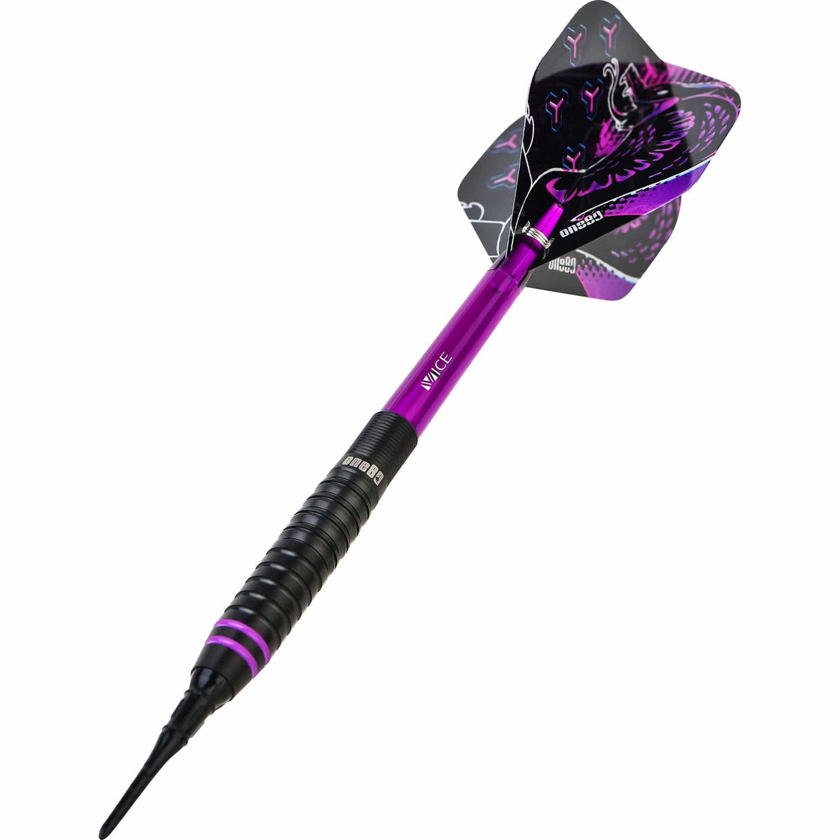 One80 Jelle Klaasen HD Darts - Soft Tip - The Cobra - Black 19g
