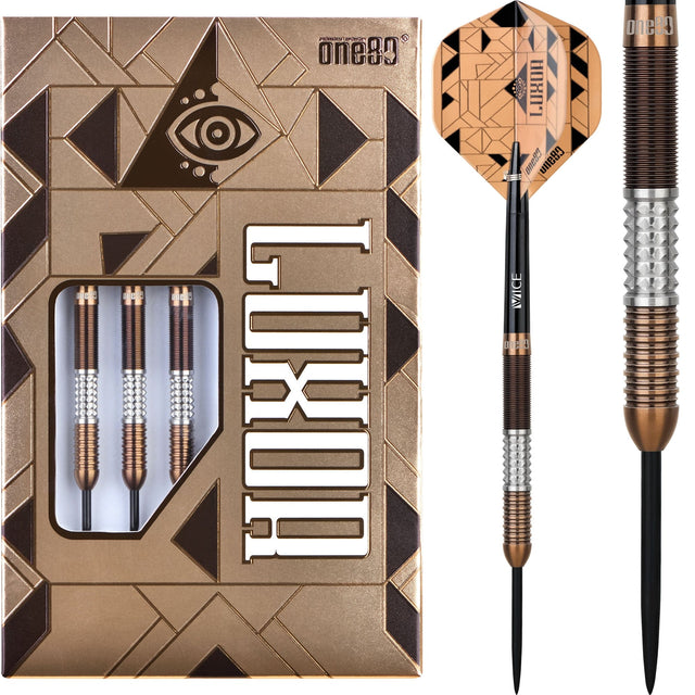 One80 Luxor Alpha Darts - Steel Tip - Bronze 21g