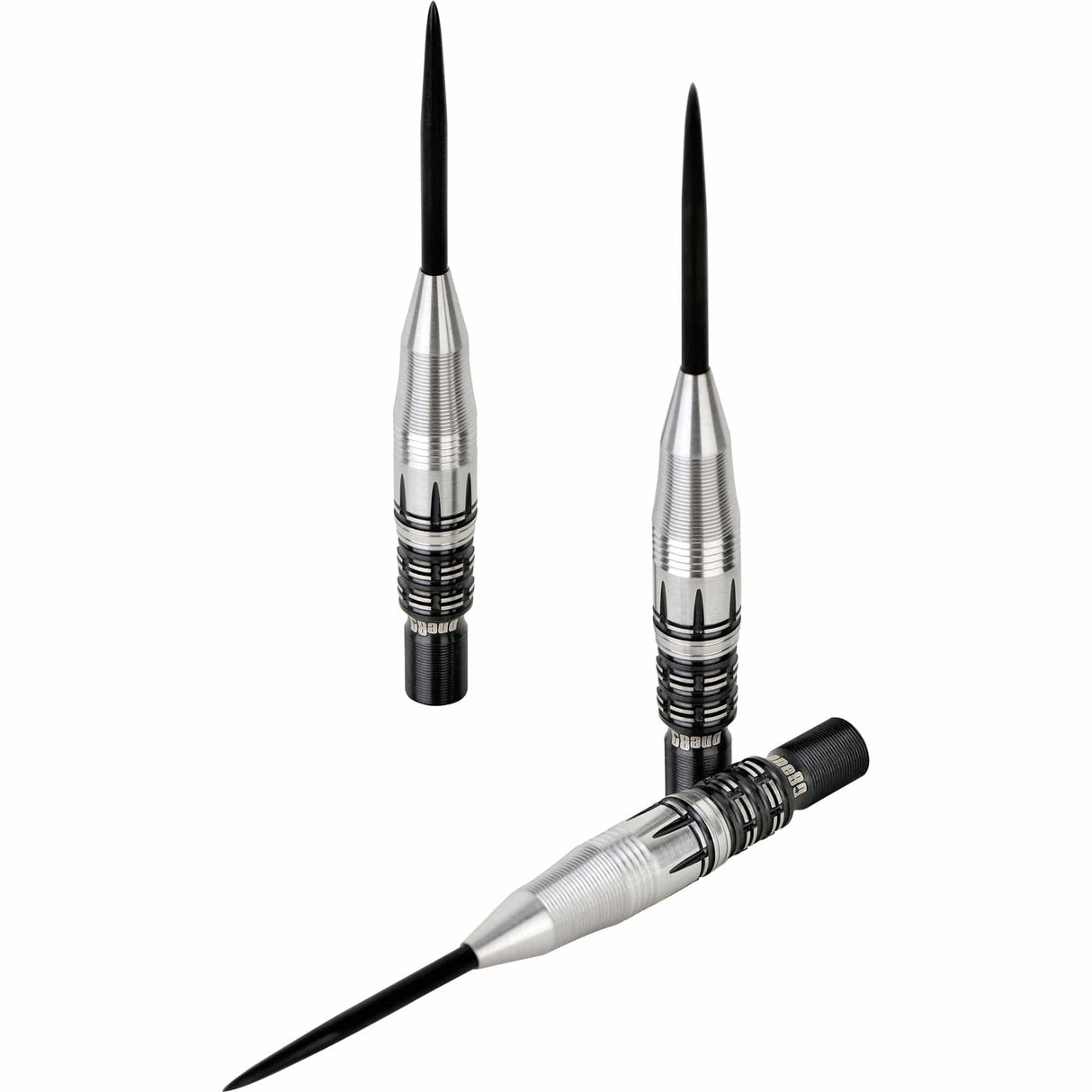 One80 Niko Springer Darts - Steel Tip - Signature - Black \ Silver - 22g 22g