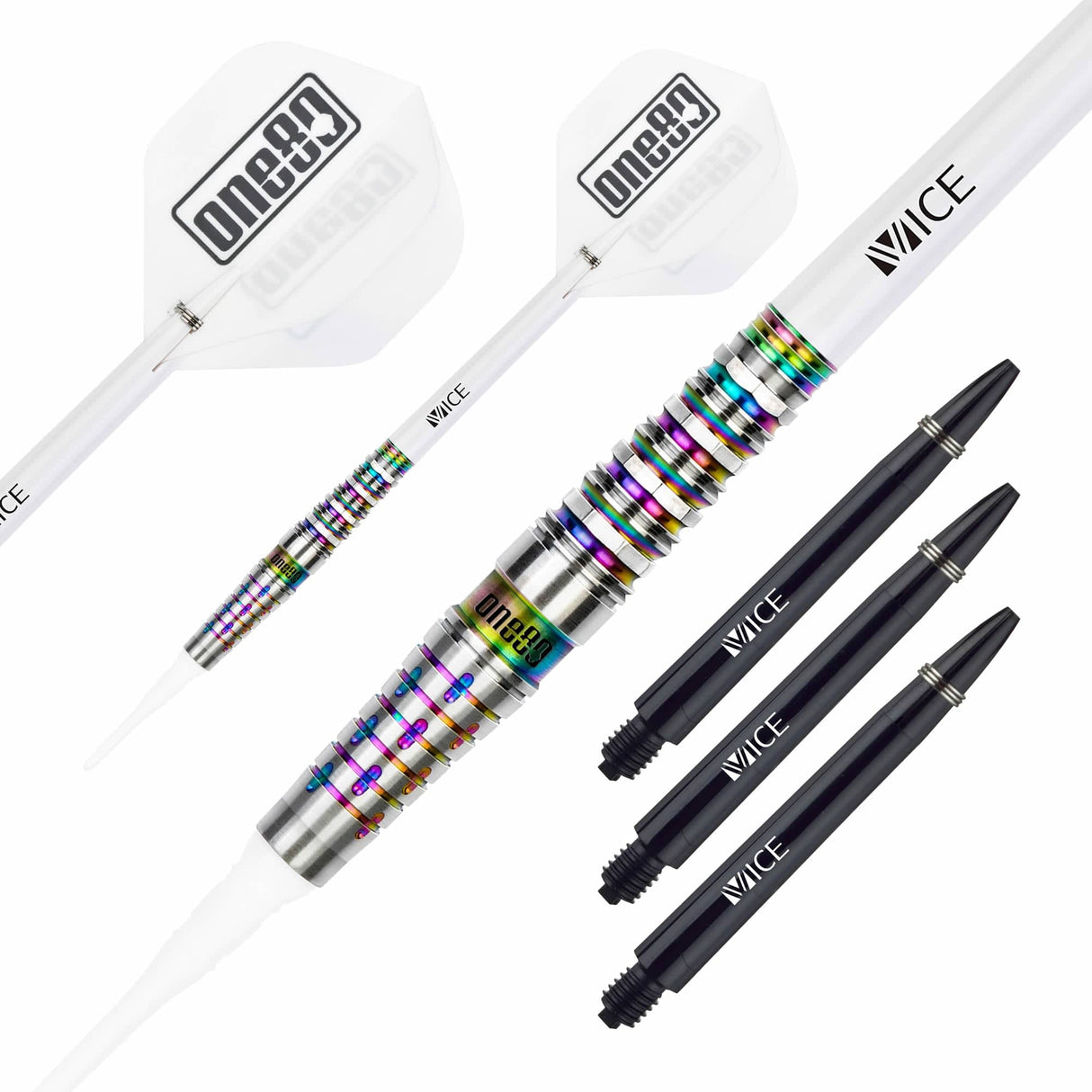 *One80 Noriyuki Nakamura Darts - Soft Tip - V2 - Chameleon