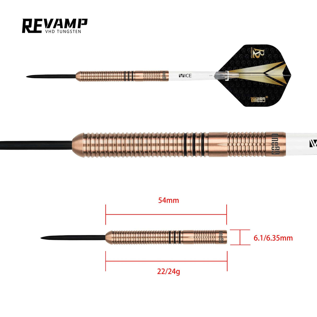 One80 R2 Interchange Darts - Steel Tip - Re-vamp