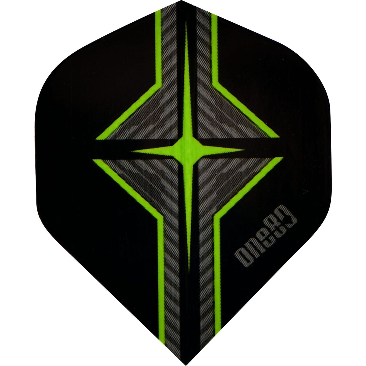 *One80 Dart Flights - 100 Micron - Star Flight - No2 - Std Green