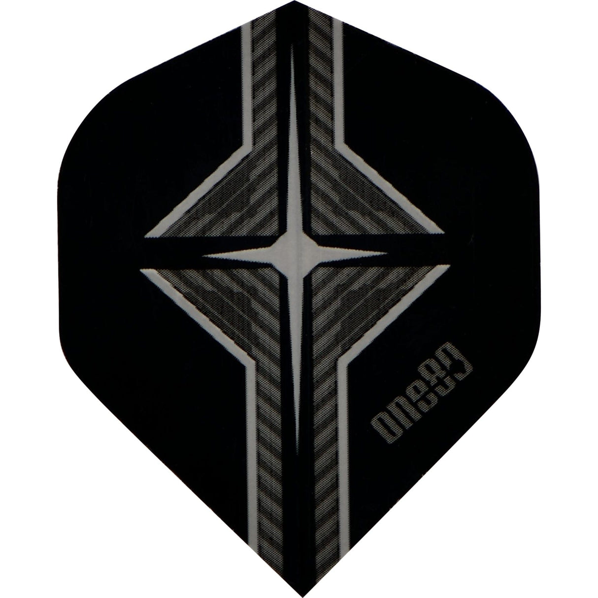 *One80 Dart Flights - 100 Micron - Star Flight - No2 - Std Grey