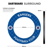 Rangers FC Dartboard Surround - Official Licensed - RFC - S1 - Check