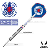 Rangers FC Darts - Steel Tip Tungsten - Official Licensed - RFC - 24g