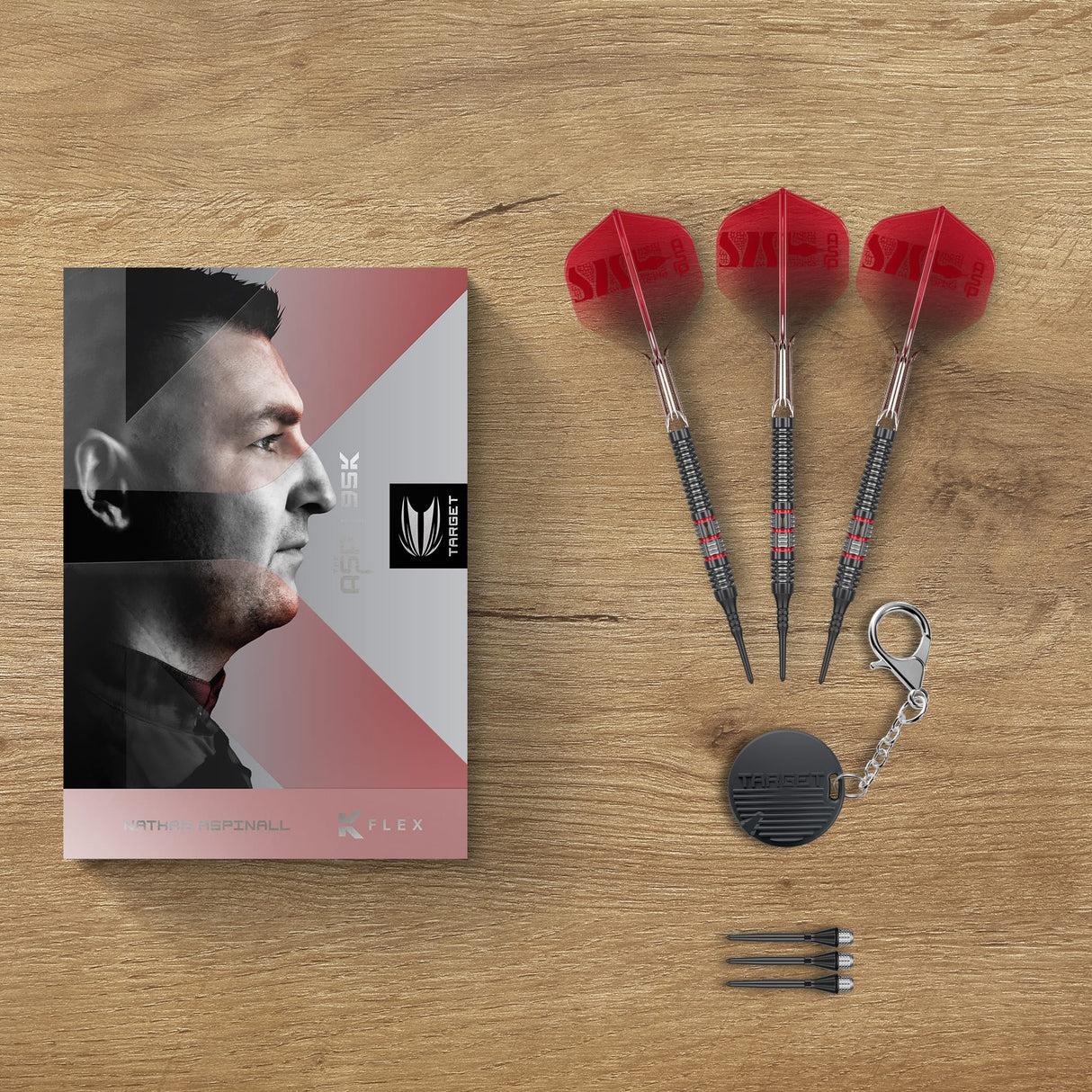Target Nathan Aspinall Darts - Soft Tip - 95% Tungsten - 95K 18g
