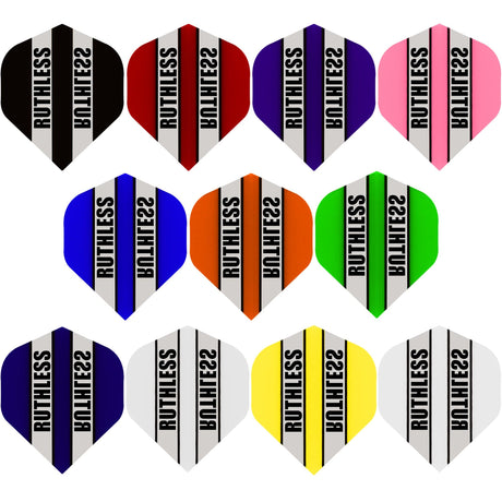 Ruthless - Clear Panel - Dart Flights - 100 Micron - No2 - Std