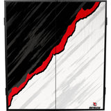 Ruthless Dartboard Cabinet - Square Design - RipTorn - Black & Grey