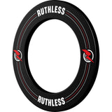 Ruthless Dartboard Surround - Professional - Printed Design - Black