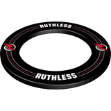 Ruthless Dartboard Surround - Professional - Printed Design - Black