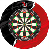 Ruthless Dartboard Surround - Professional - RipTorn - Black & Red