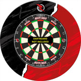 Ruthless Dartboard Surround - Professional - RipTorn - Black & Red