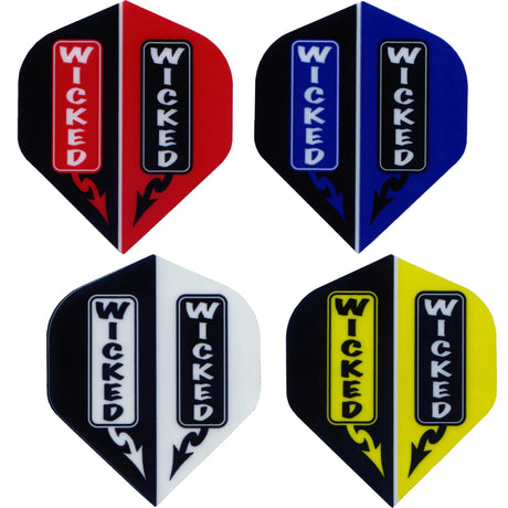*Ruthless - Wicked - Dart Flights - 100 Micron - No2 - Std