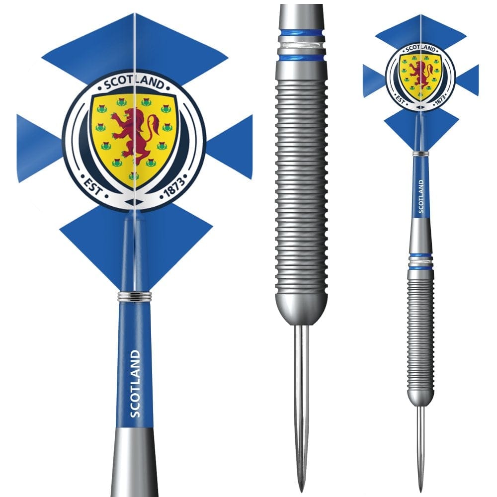Scotland Football Darts - Steel Tip Brass - Official Licensed - Logo - 22g