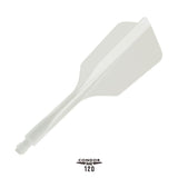 Condor AXE 120 Dart Flights - Slim White / Short