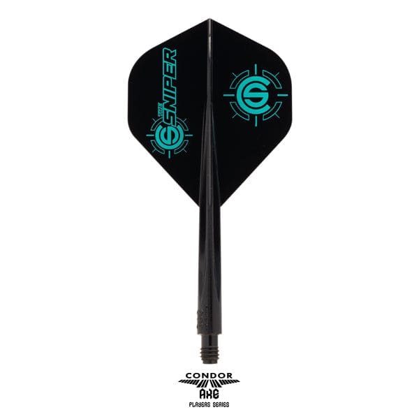 Condor AXE Dart Flights - Standard - Connor Scutt - The Sniper - Black
