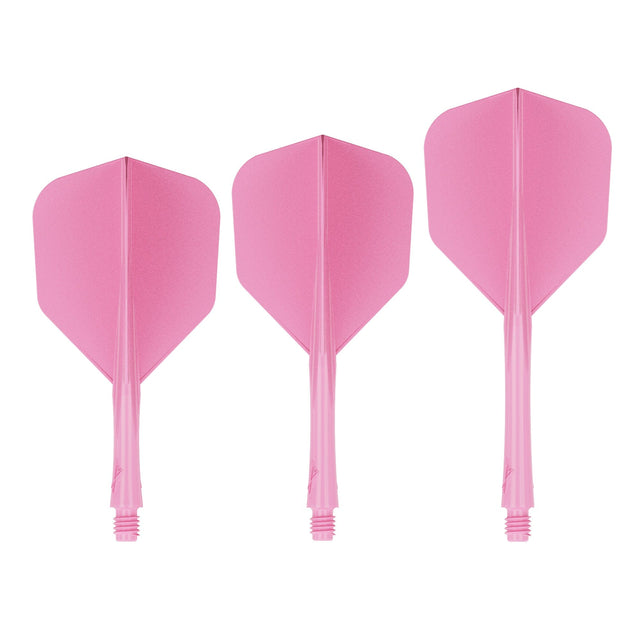 Caliburn SUP Lite Dart Flights - Moulded Flight & Shaft - Standard No6 - Sakura Pink
