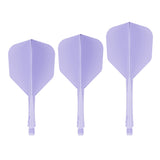 Caliburn SUP Lite Dart Flights - Moulded Flight & Shaft - Standard No6 - Misty Purple