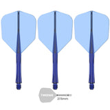 Caliburn SUP Flights - Moulded Flight & Shaft - Standard No6 - Blue
