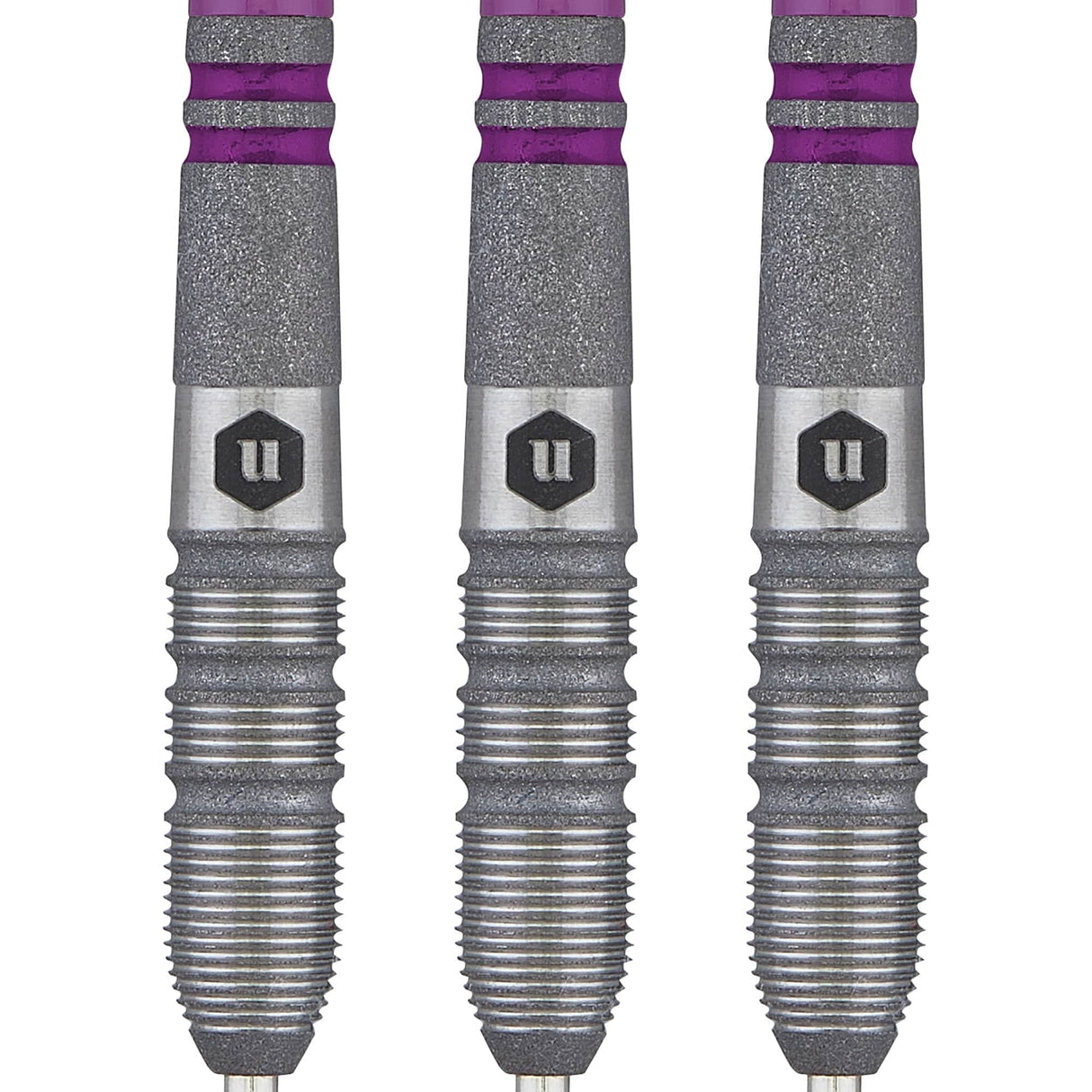 Unicorn Amethyst Darts - Steel Tip - Utech - Style 3 - Sandblasted