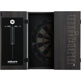 Unicorn Dartboard Cabinet - Maestro - Square - Eat, Sleep, 180, Repeat