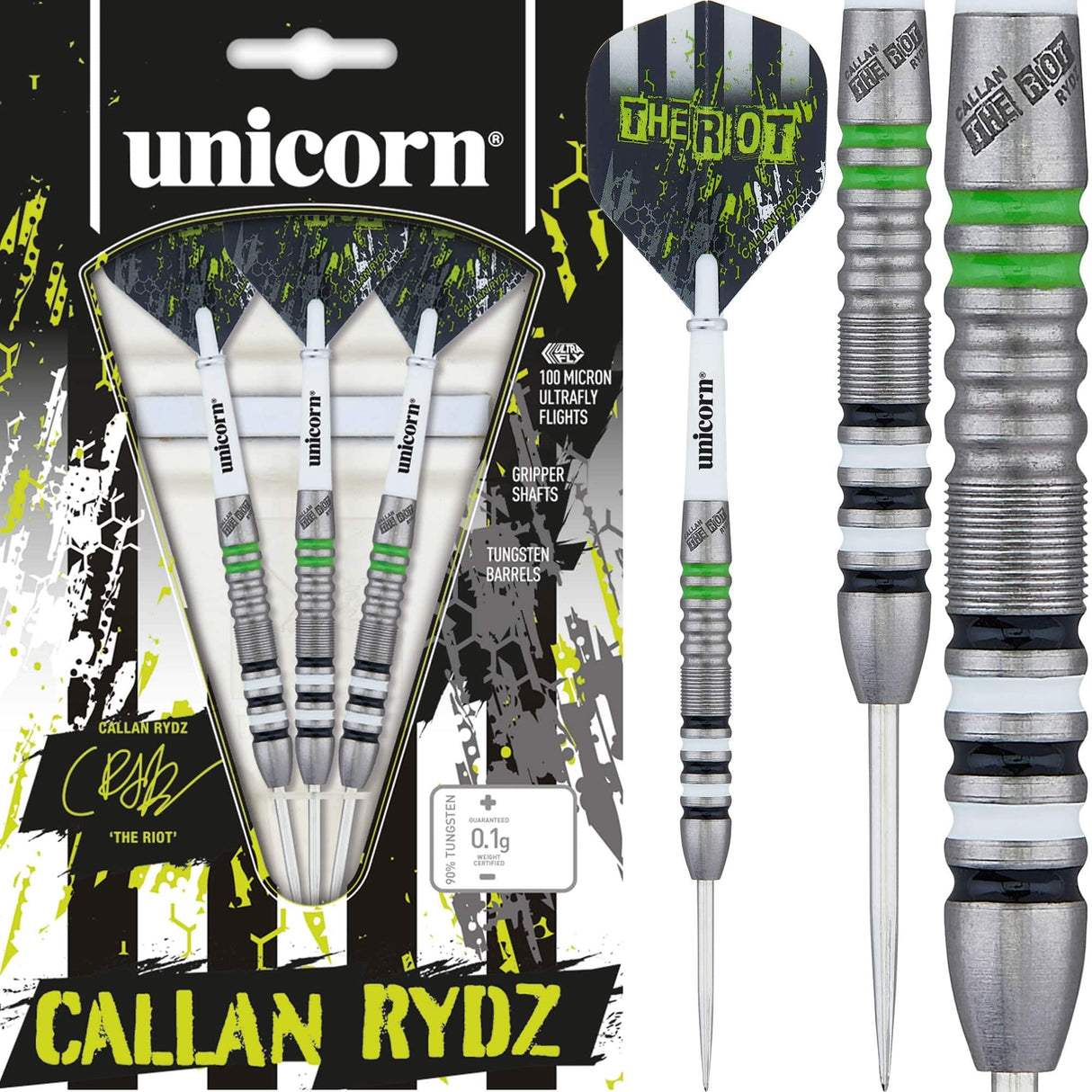Unicorn Callan Rydz Darts - Steel Tip - The Riot