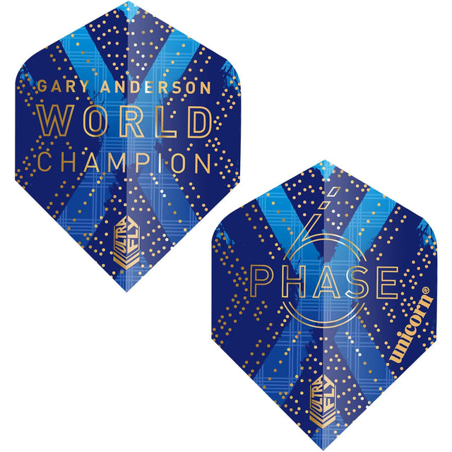 Unicorn Ultrafly Dart Flights - 100 - Plus Std - Gary Anderson - Phase 6