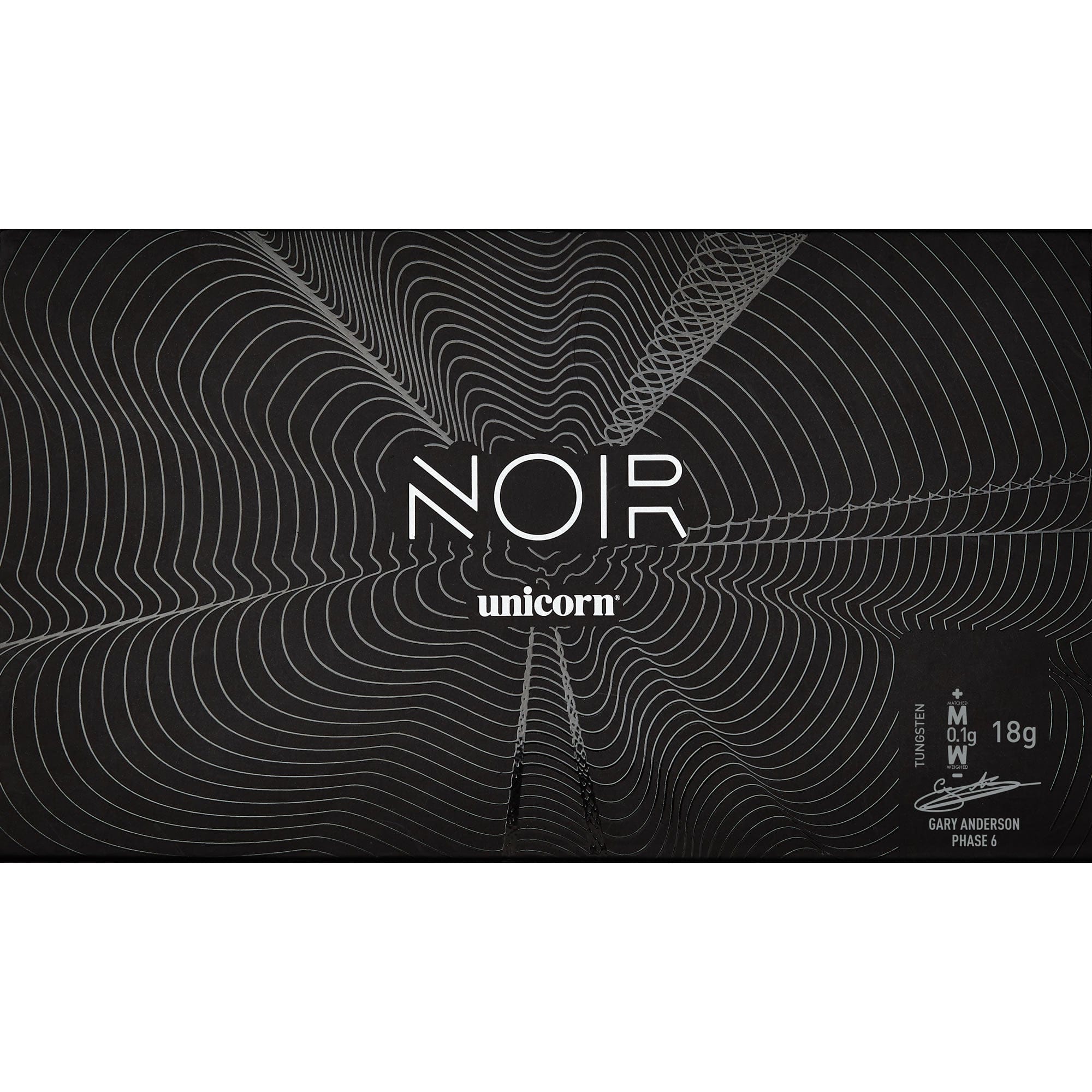 Unicorn Gary Anderson Darts - Soft Tip - The Flying Scotsman - Noir Organic  - Phase 6