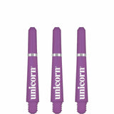 Unicorn Gripper 4 Dart Shafts - Purple Short