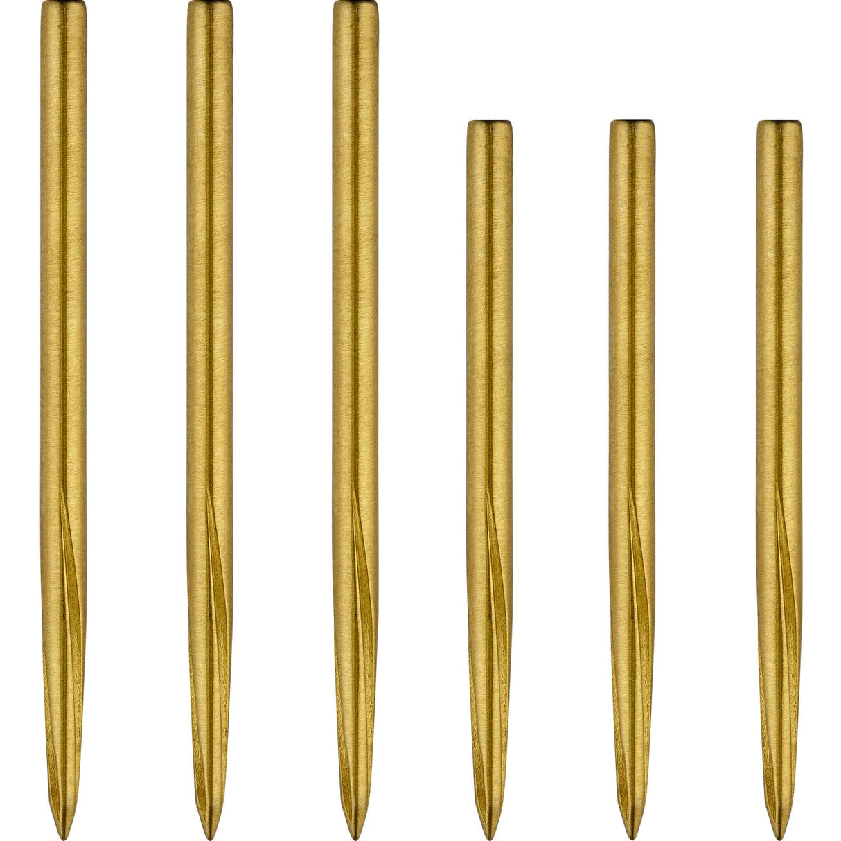 Unicorn Volute Dart Points - Steel Tip - Smooth - Gold